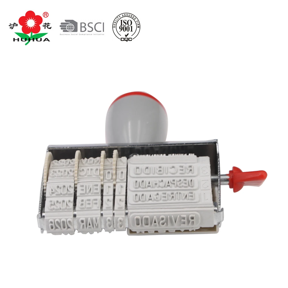 Office Text Roller Rubber Stamp