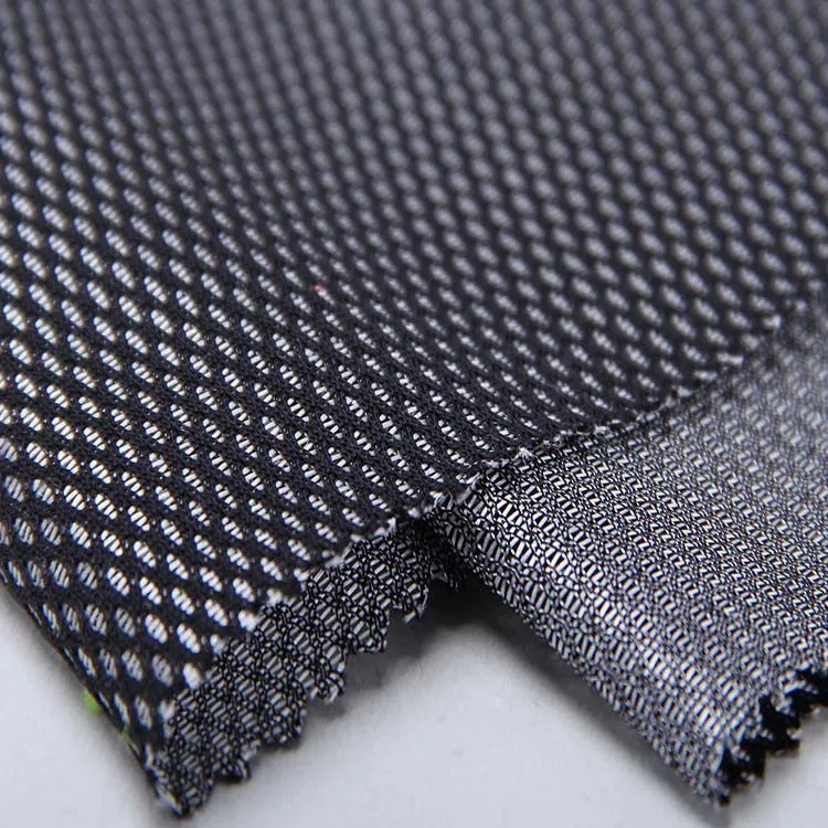 160gsm soft double color nylon mesh fabric for glasses case