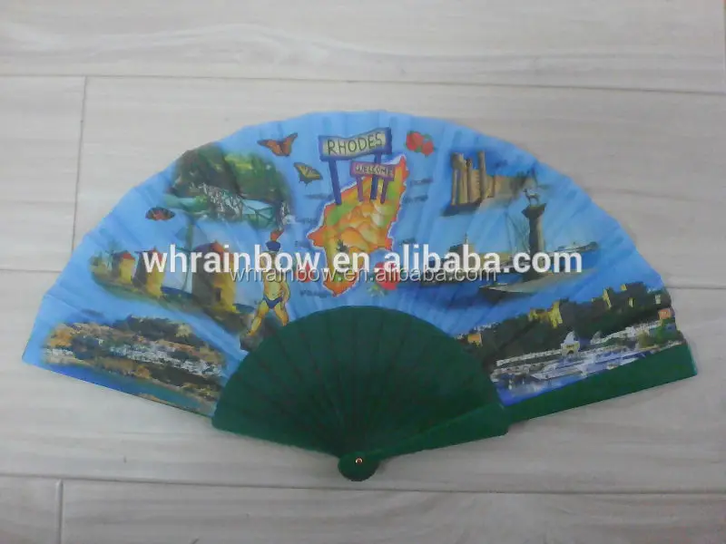 Индивидуальные складные пластиковые ручные вентиляторы 23 см