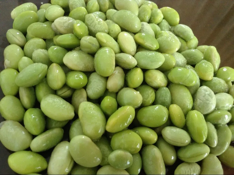 
bulk packing frozen peeled edamame 