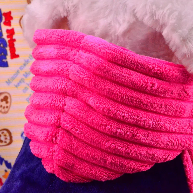 Autumn Winter Pet Dog Clothes Warm Dog Coat Hoodies I Love Papa Mama Puppy Chihuahua Costume Clothing