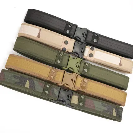 Tactical Belt, Large Size Military Nylon Web Belt, with Heavy Duty Quick Release Buckle