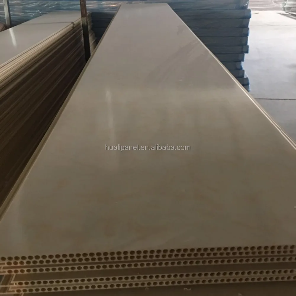 
Haining Huali High Strength PVC wall Panel Heavy PVC stone Panel 