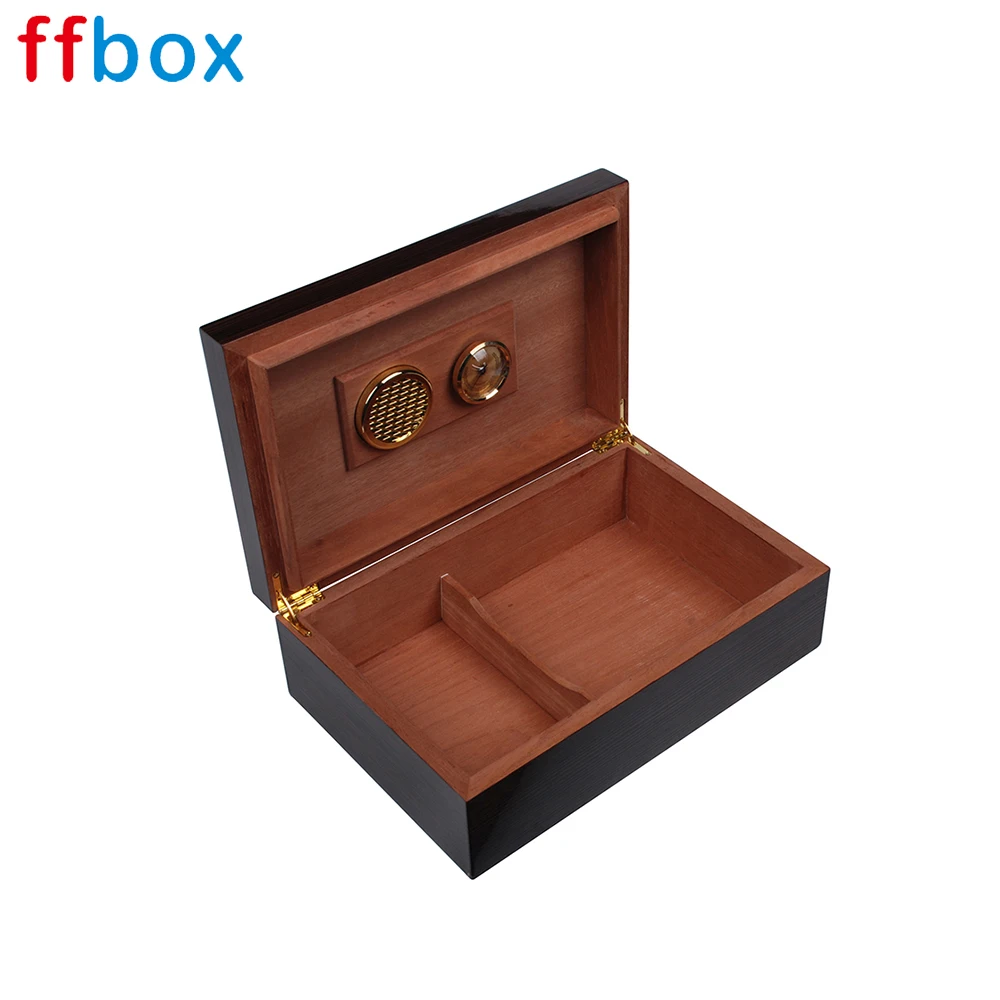 Factory Wholesale Custom Wooden Cigar Humidor Box