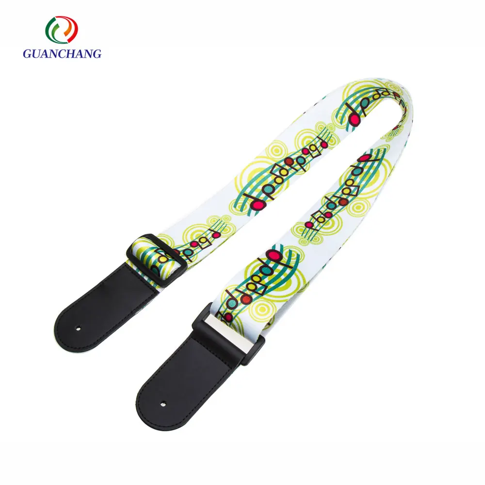  Оптовая продажа индивидуальный ремень из полиэстера для электрогитары гитары оптовая Высокое качество персональная нестандартная полиэстер гитарный