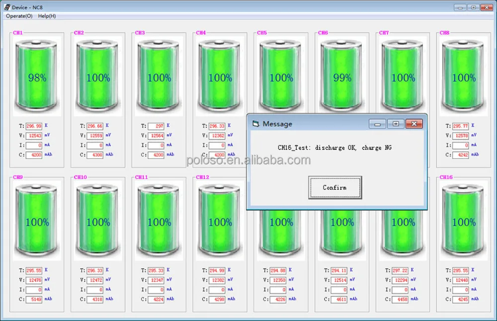 Intelligent 16Channels Laptop Battery Analyzer/Charger/Discharger/Tester for Lenovo ACER ASUS SAMSUNG DELL HP