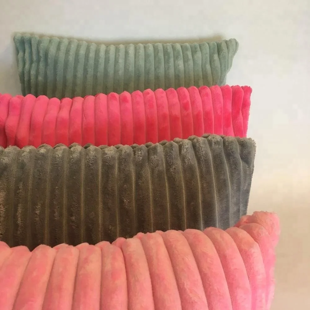 fashion design 45*45cm Faux fur cushion pillow rabbit fake fur fabric