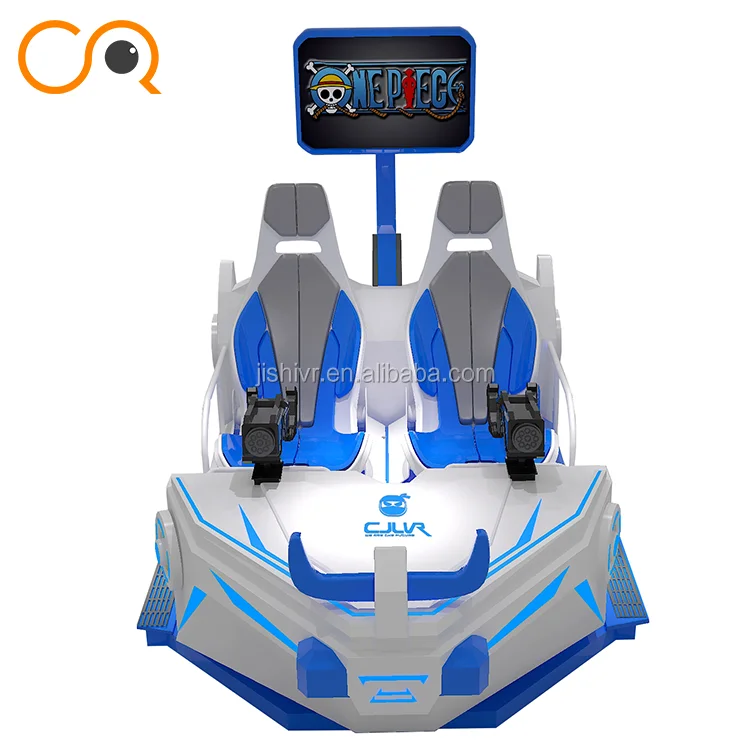 Interactive Virtual Reality Shooting Simulator VR Pirate Boat 3DOF Electric Platform 9D VR Game Machine