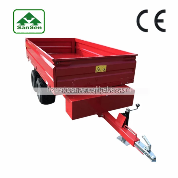 Сельскохозяйственный транспортный самосвал с гидравлическим подъемником тракторный прицеп вездеходный