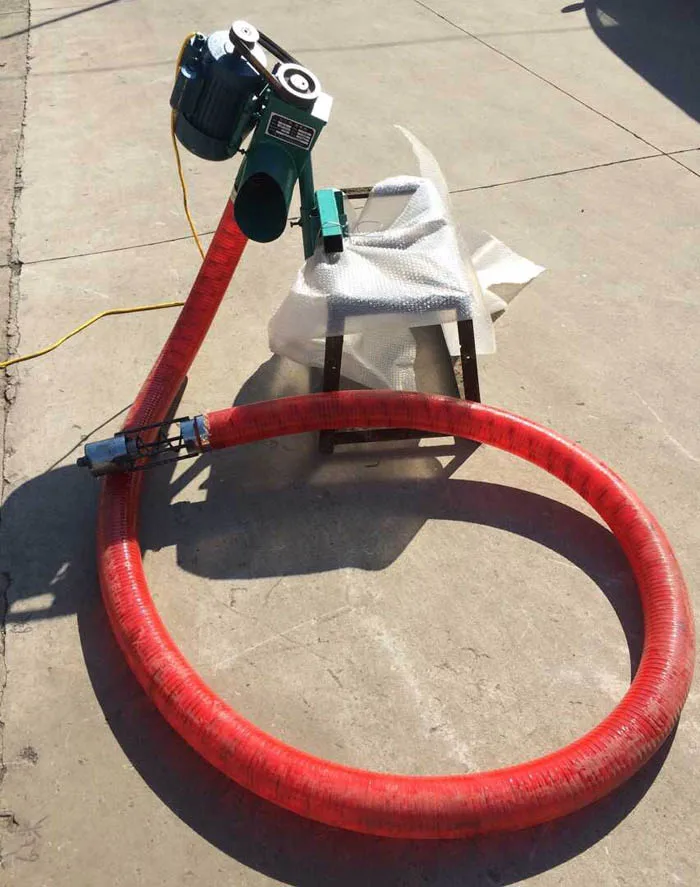 Hot sale grain suction machine flexible auger conveyor grain screw elevating machine