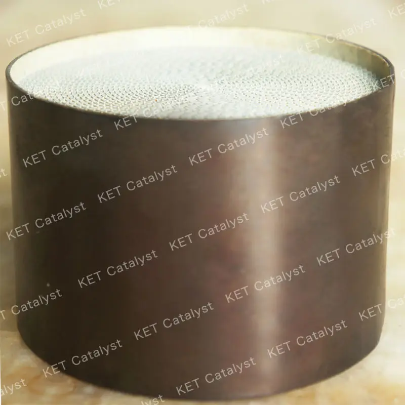 KET Euro 4 catalyst with metallic honeycomb substrate for catalytic converters
