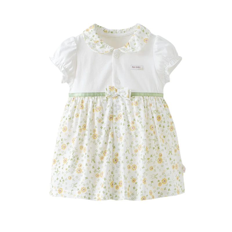 
2018 summer children girl flower dresses kids clothing Baby girl dress For 2-6Y 