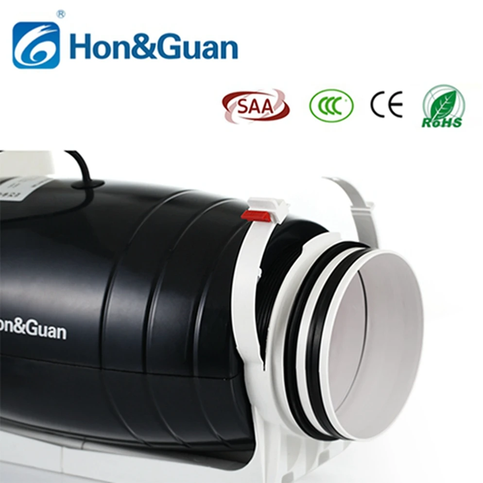 Новинка 2017, оптовая продажа, бесшумный двусторонний прямоугольный встроенный воздуховод с вентилятором 6 дюймов, 150 мм