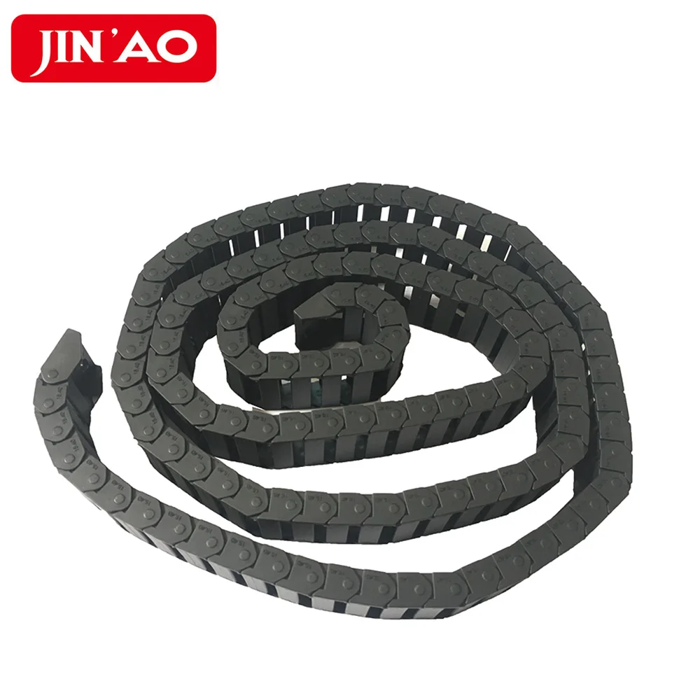 Anti-noise Black Flexible Cable Drag Chain For Chain Scraper Conveyor