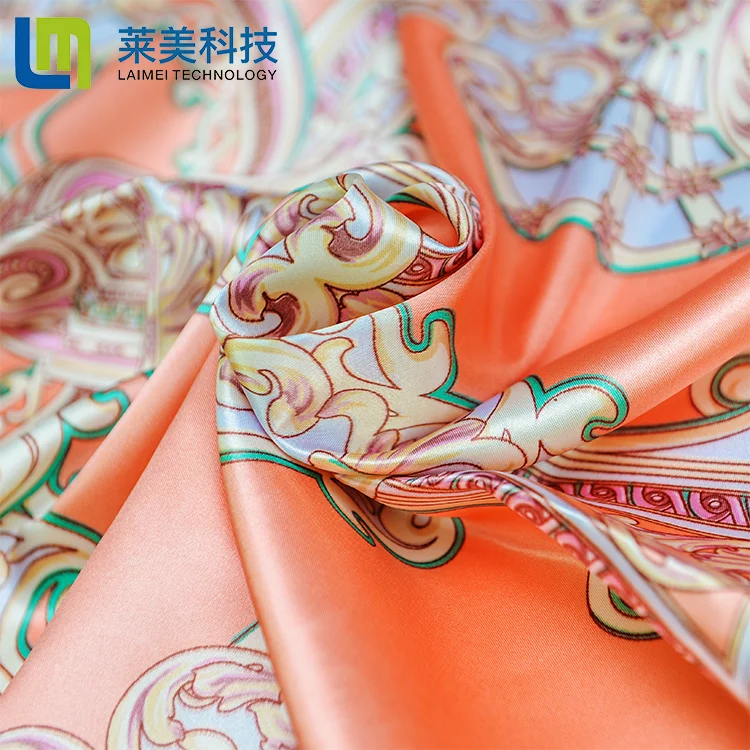 Luxury White Silk Satin Fabric Polyester Shimmer Satin drapery Fabric For Abaya Polyester Korea Top sponsor