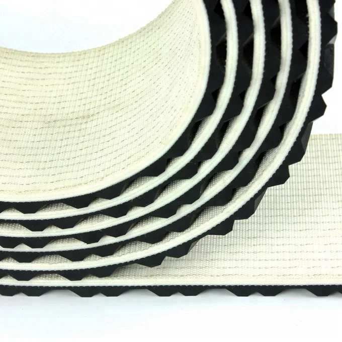 Wood making sanding machine PVC industrial conveyor belt with grid pattern