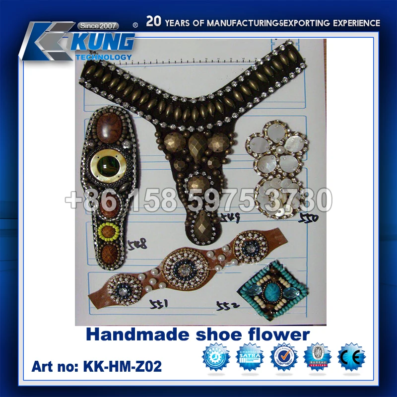 New style casual shoes handmade small flower sandals flat sole women shoes