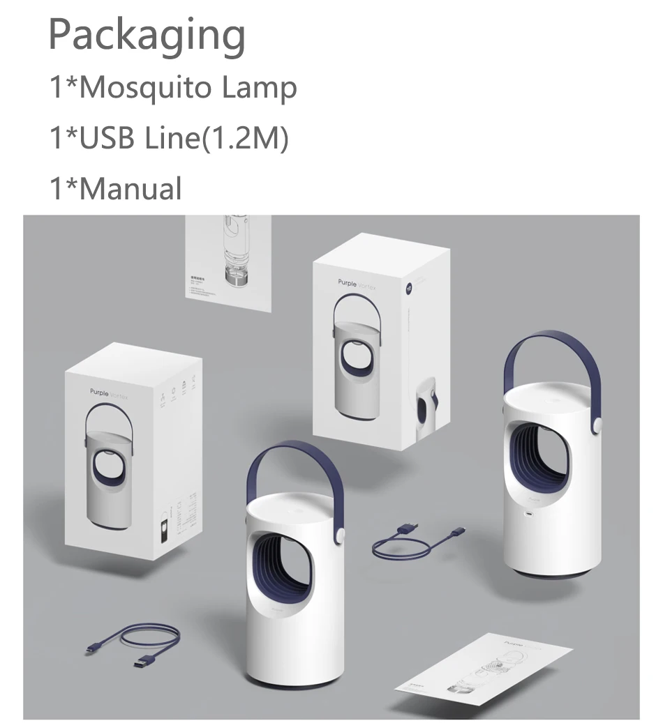 Mosquito Repellent Night Lamp Killer Zapper USB