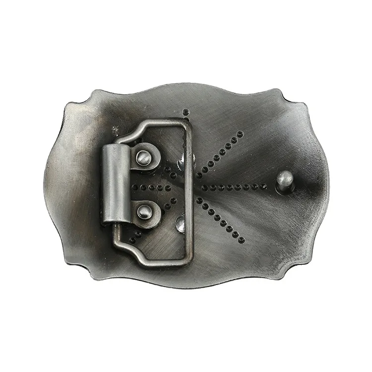 40mm bull head two colors 3D western belt buckle vintage,custom 3D belt buckle vintage