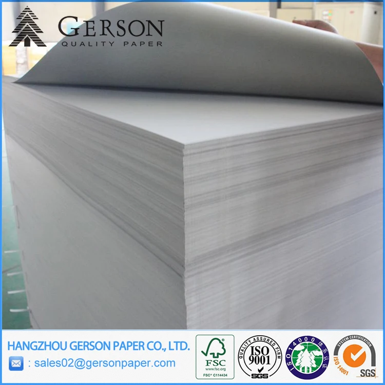 
Same Hansol Paper Quality White Coated Duplex Board Paper Grey Back Cheaper Price 