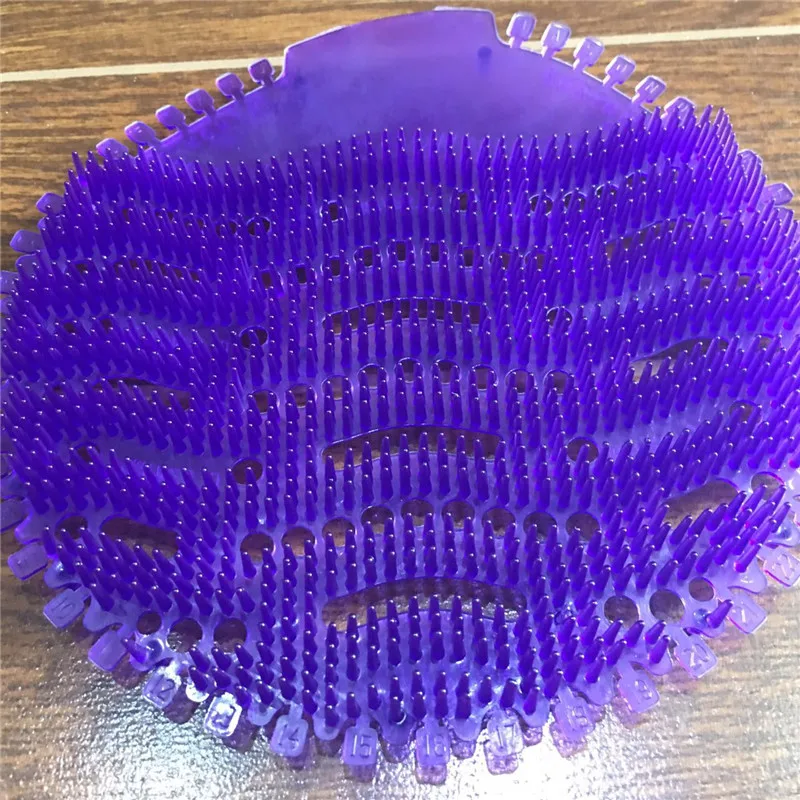 
EVA urinal screen 2.0 wave purple color urinal deodorizer screen mat 