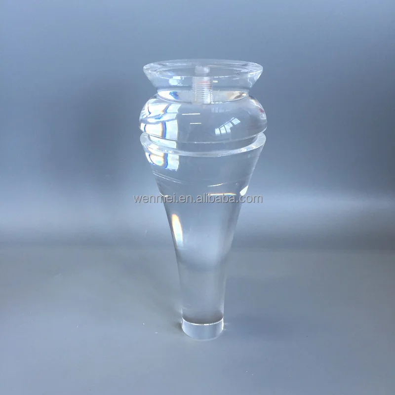Modern plexiglass table legs acrylic legs for furniture acrylic furniture leg