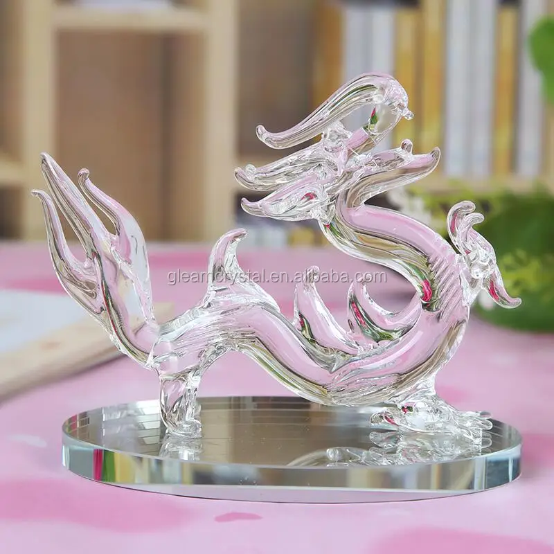 Pujiang Handblown Wholesale Crystal Glass Animals for gifts
