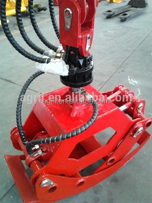 forest equipment tractor use hydraulic log trailer wood trailer timber loading trailer log wagon with crane grapple