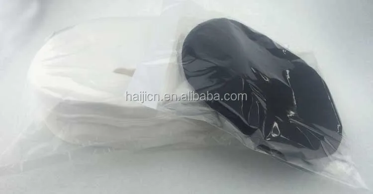 Bamboo charcoal fiber nonwoven fabric black mask sheet from zhejiang factory offer 1-3 layer folding service