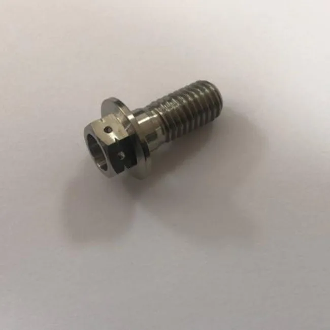 Custom Titanium Fastener bolts screws m6 m7 m9 for Motorcycle and automobile
