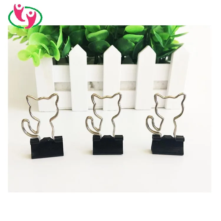 
Fancy Cat Shaped Binder Clip 