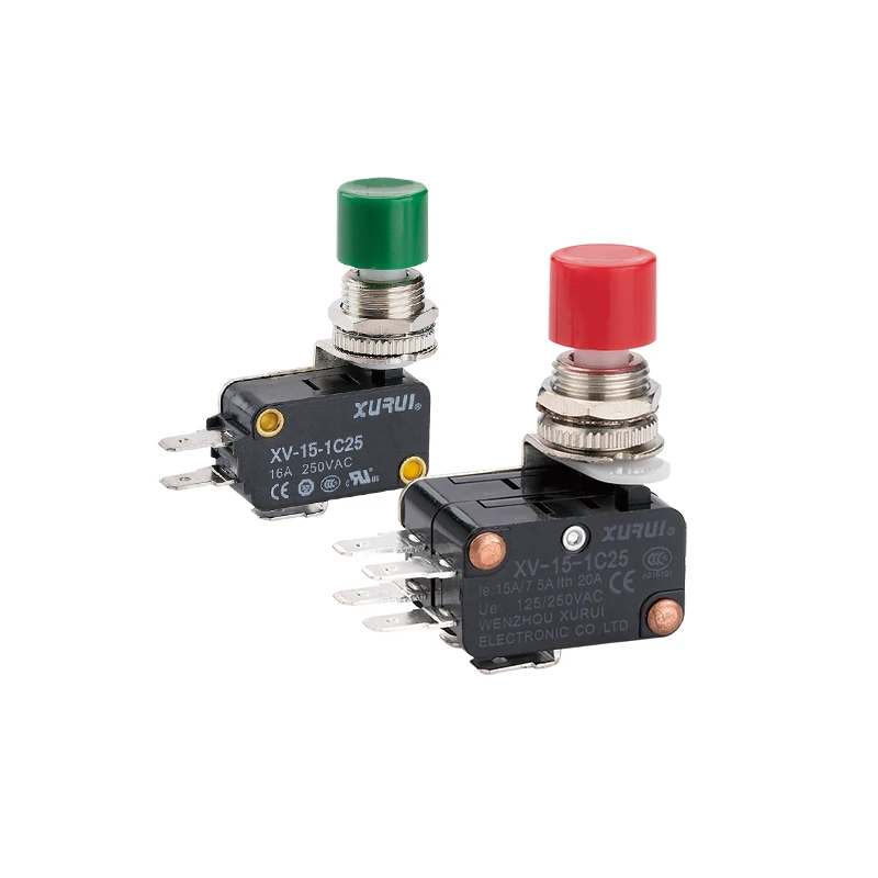 Spdt push button micro switch