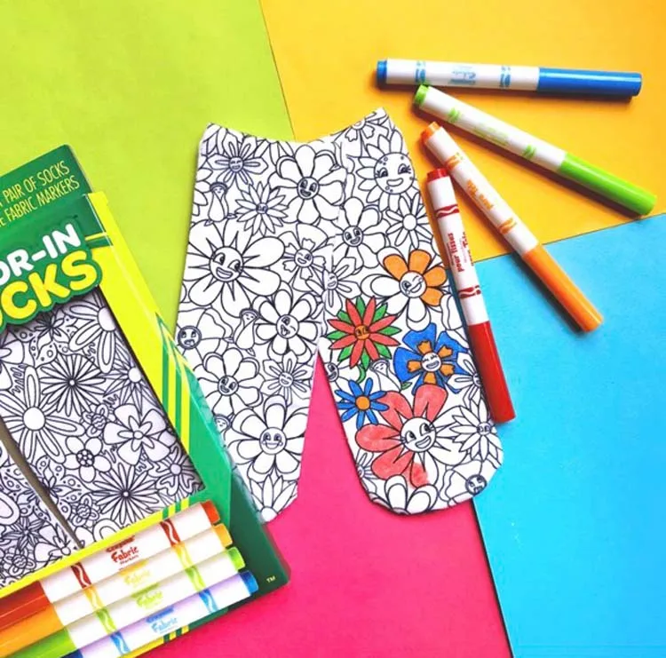 Custom 2019 new design  DIY tube  cotton graffiti  printing socks