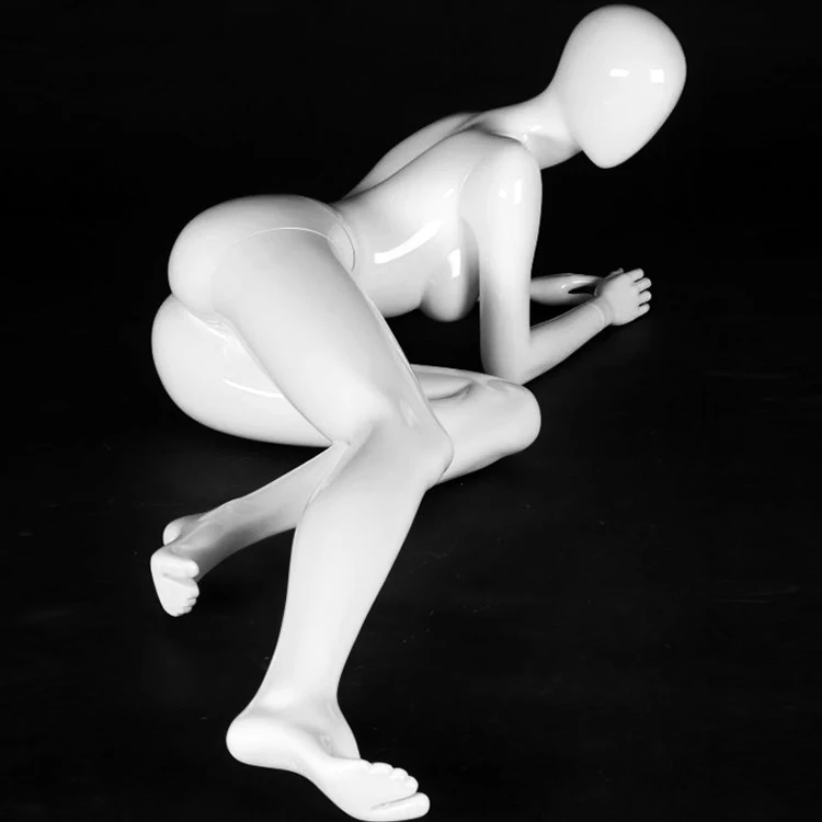 Hand support pose lying female mannequins on sale