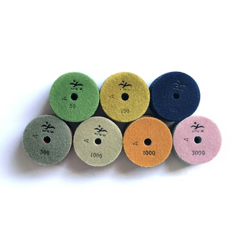 wet 4inch grinder marble sharp polishing pad