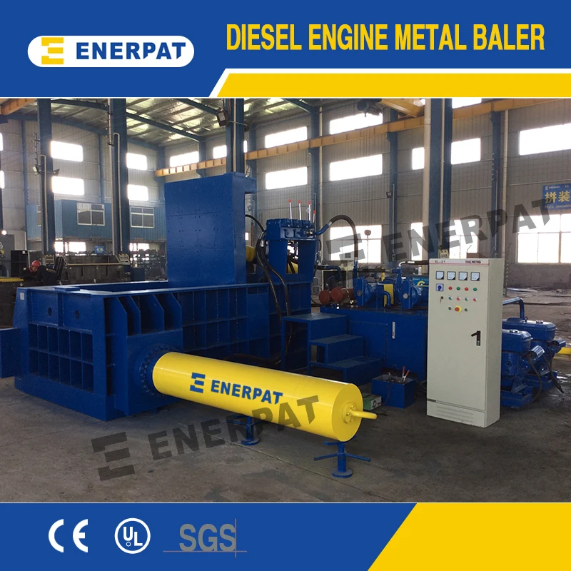 Aluminum Metal Baler Scrap Can Compress Compactor baler baling machine For Metal Recycling