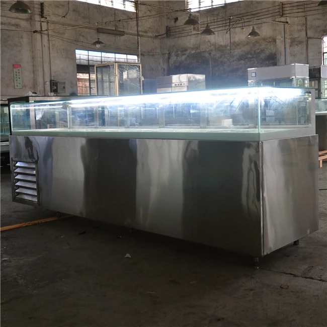 Golden Supplier Birthday Cake Dessert Shop Used Bakery Display Counter