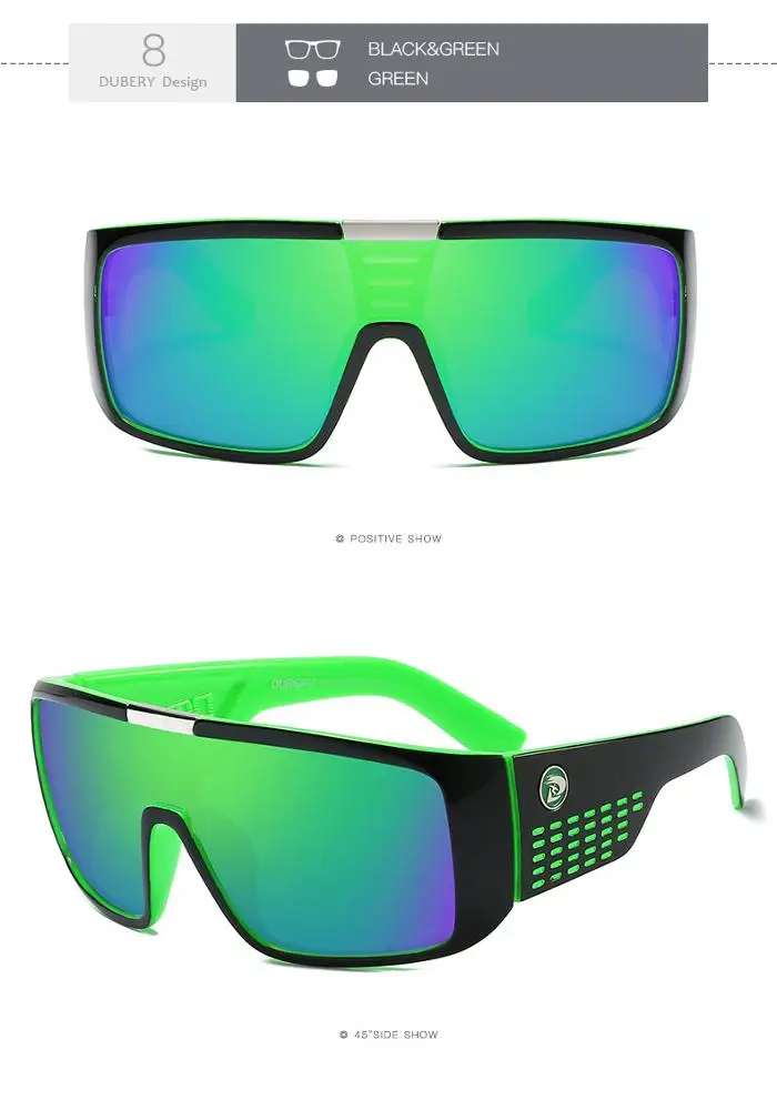 Dubery D2030 Big Frame Bicycle Sunglasses Sports Sunglasses Glasses for Men