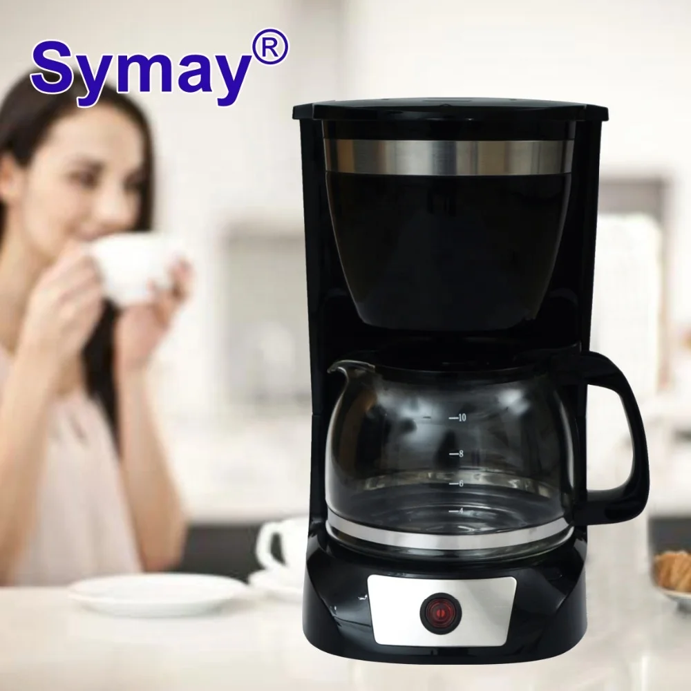 Symay 10 cup 12 cup  Stainless steel cheap price drip  coffee maker