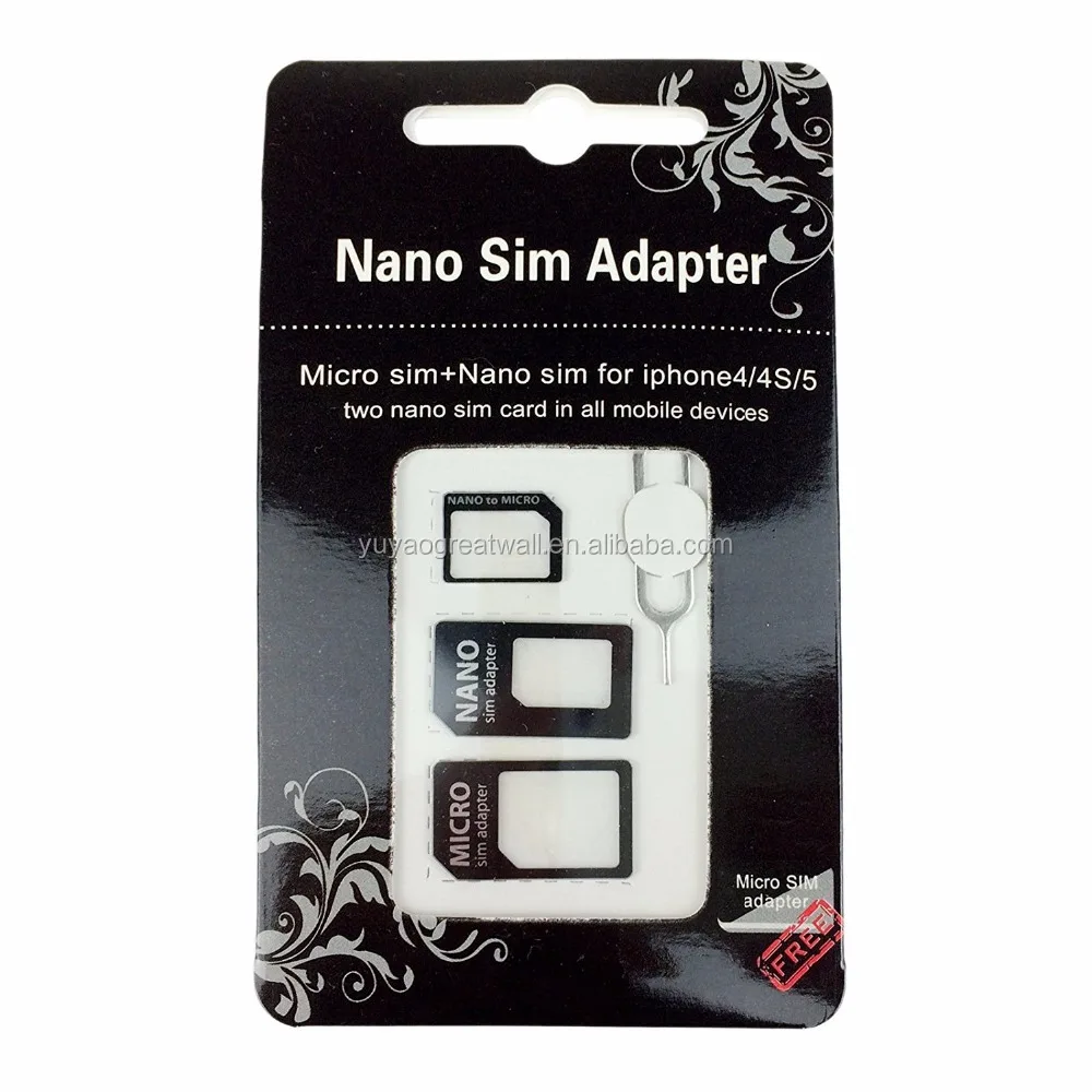  Адаптер SIM-карты Nano Micro Standard Aplus-чехол 4 в 1 наборы