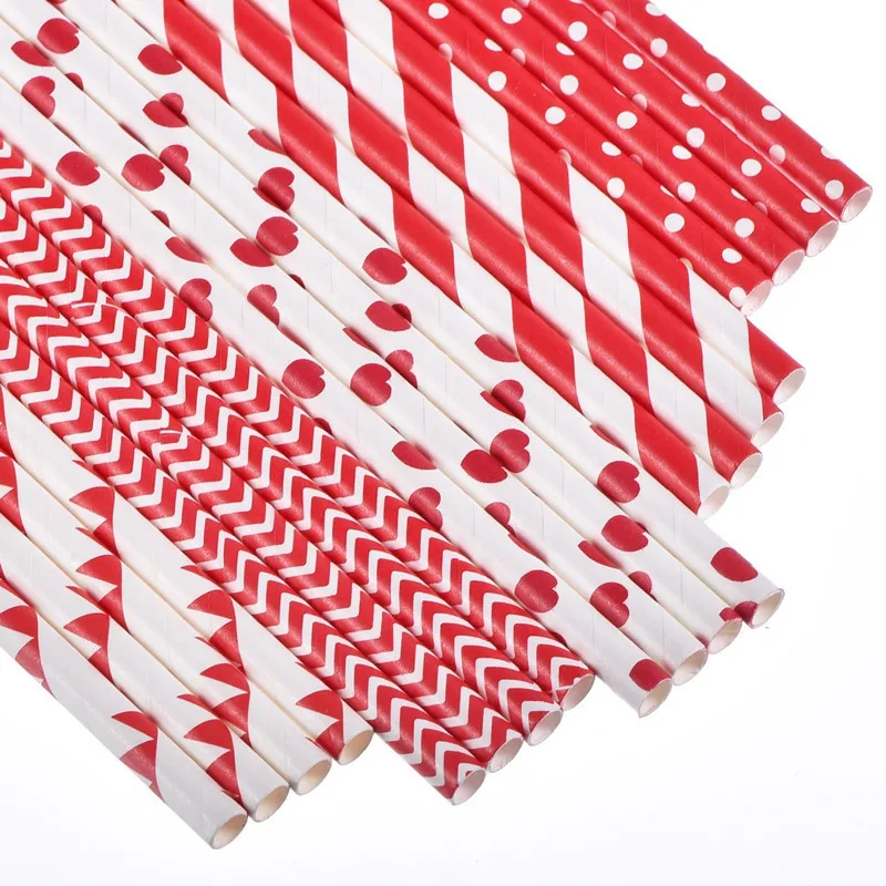 waterproof eco friendly biodegradable paper straw for juices, shakes