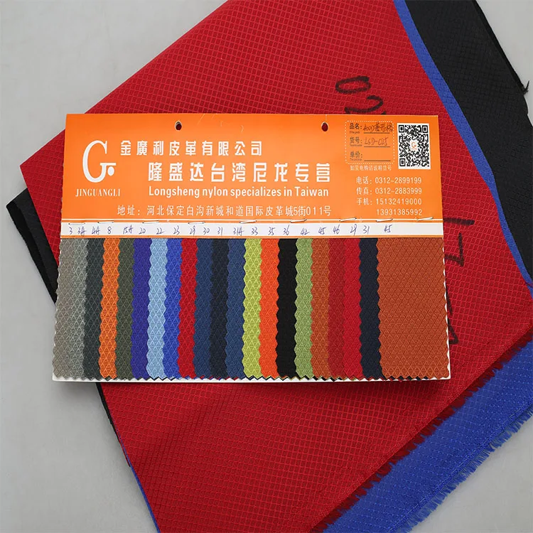 Eco-friendly windproof feature 400d pu coated waterproof ripstop 100 nylon parachute fabric for tent and backpack