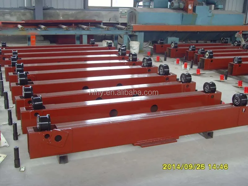 end carriage end truck wheel block end beam of single girder overhead  electric crane 5ton