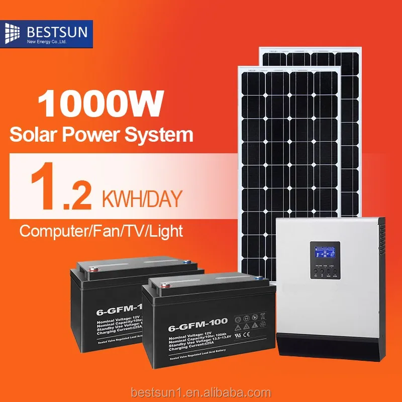 
economic system high quality home use 1KW mini solar Power System 