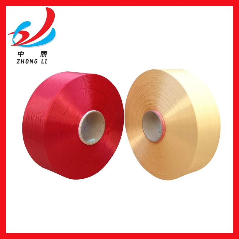 Polyester poy yarn Hangzhou zhongli poy 300d/76f
