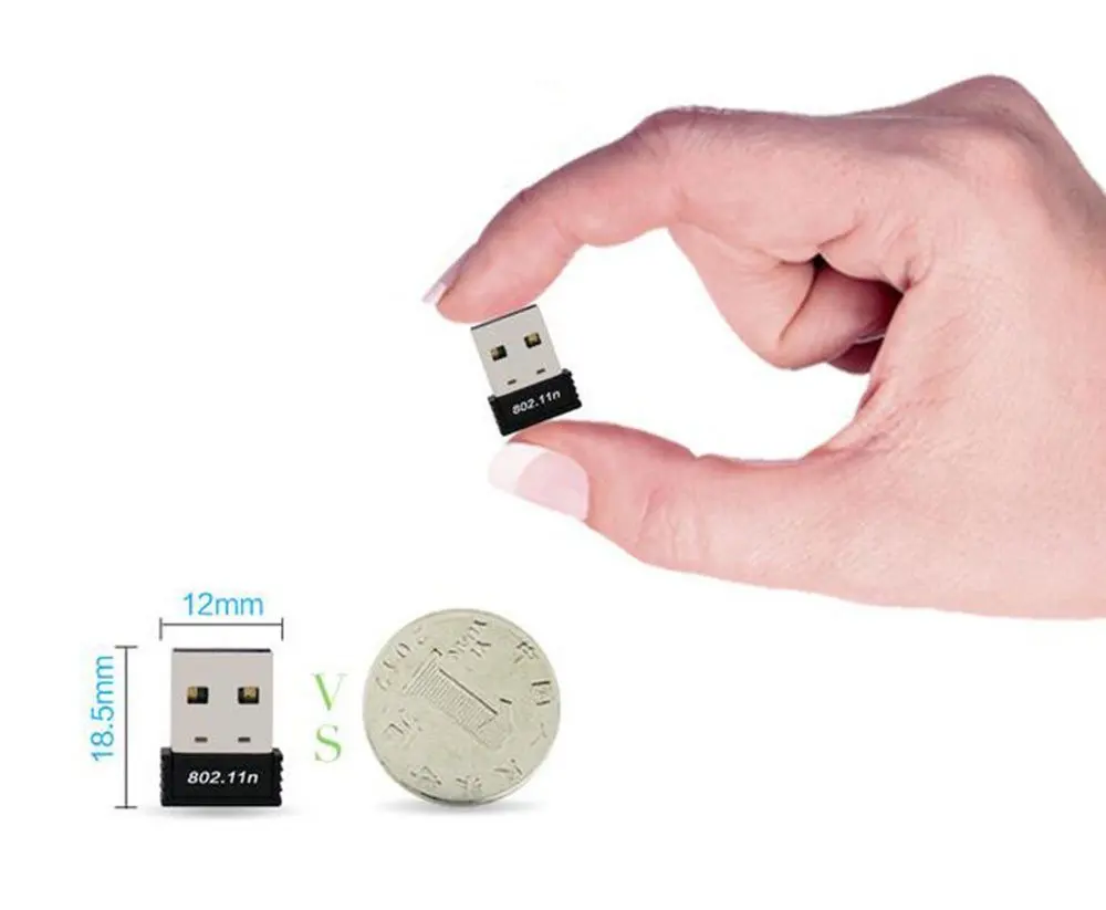 Cheapest Nano rtl8188cu usb wifi adapter/ Wireless usb dongle/WIFI Card for Refurbish  PC/ Recycle  Laptop