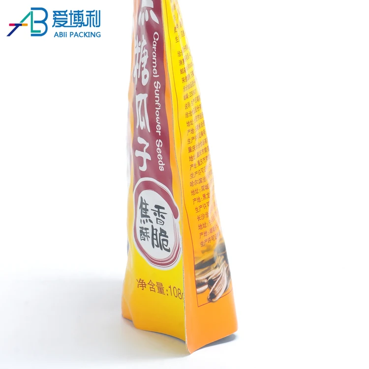 Custom Printing Stand Up Plastic Dried Fruit Packaging Bags for Pine Cones,Almond,Mani,Melon Seeds