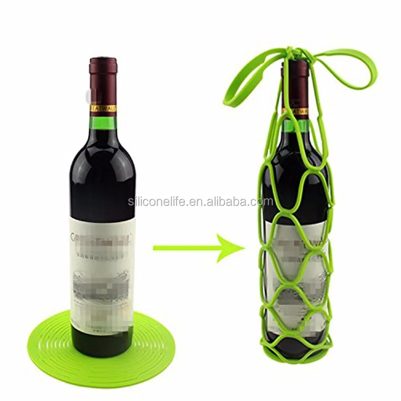 Blue Amazon Hot Sale Wine Bottle Carrier and Coaster ,Bottle Carrier, Trivet, Candle Lantern and More