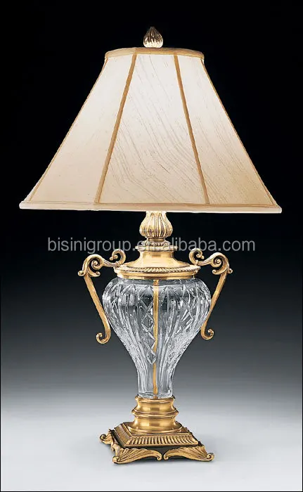 European Exquisite Elegant Floral Table Lamp made of Antique Brass and Porcelain with Lampshade BF11-05283a