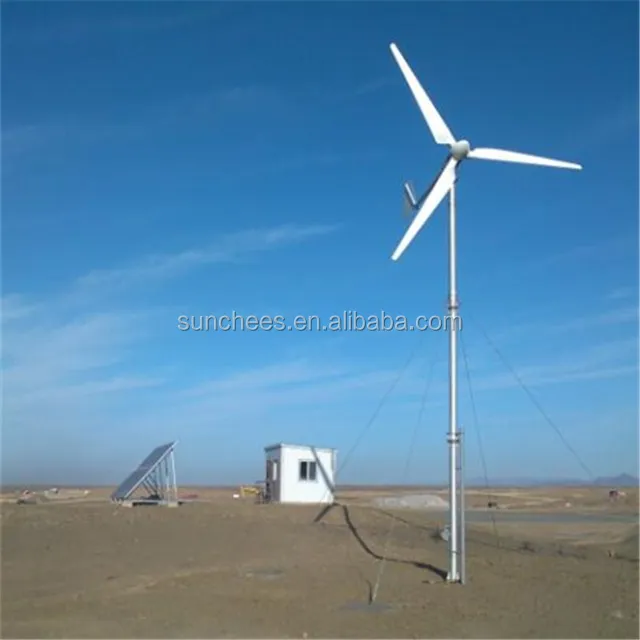 10kw off grid wind solar power hybrid energy system, 3kw wind turbine and 7kw solar panels
